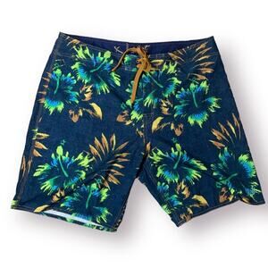 Lost Enterprises Men’s Board Shorts Men's Size 36 Tropical Swim Trunks